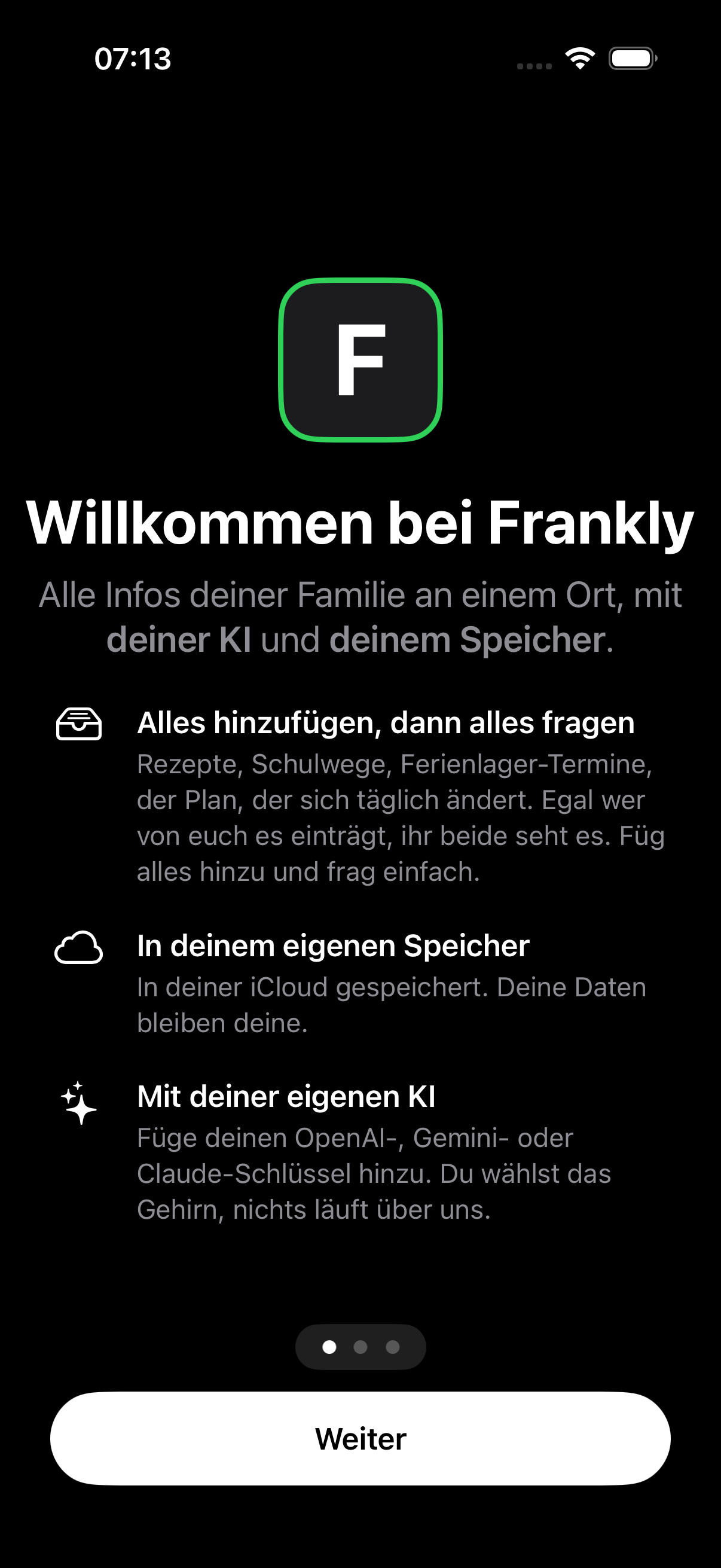 Willkommen bei Frankly