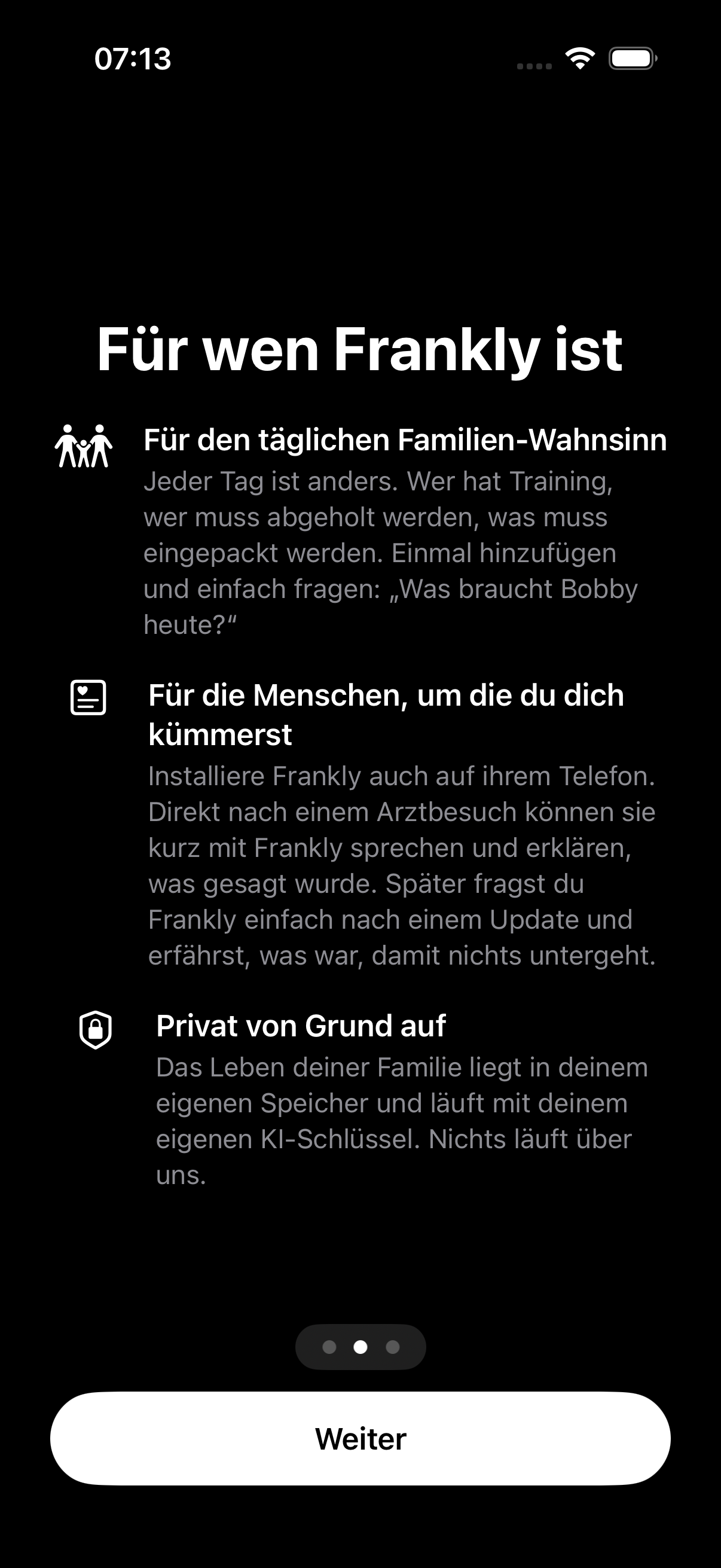 Für wen Frankly ist